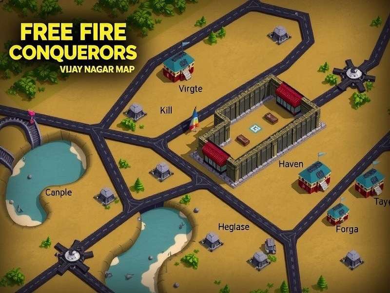 Vijay Nagar Map - Free Fire Conquerors Free Fire Conquerors Vijay Nagar Map