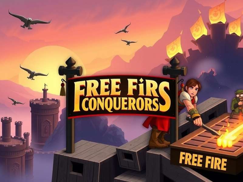 Free Fire Conquerors - Battle Royale Action Free Fire Conquerors Game Banner