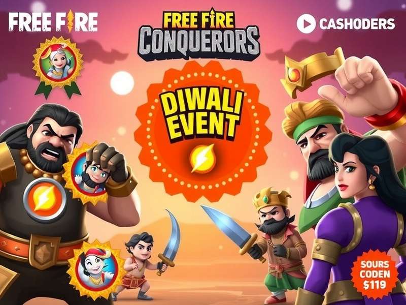 Free Fire Conquerors Diwali Celebration Free Fire Conquerors Diwali Event